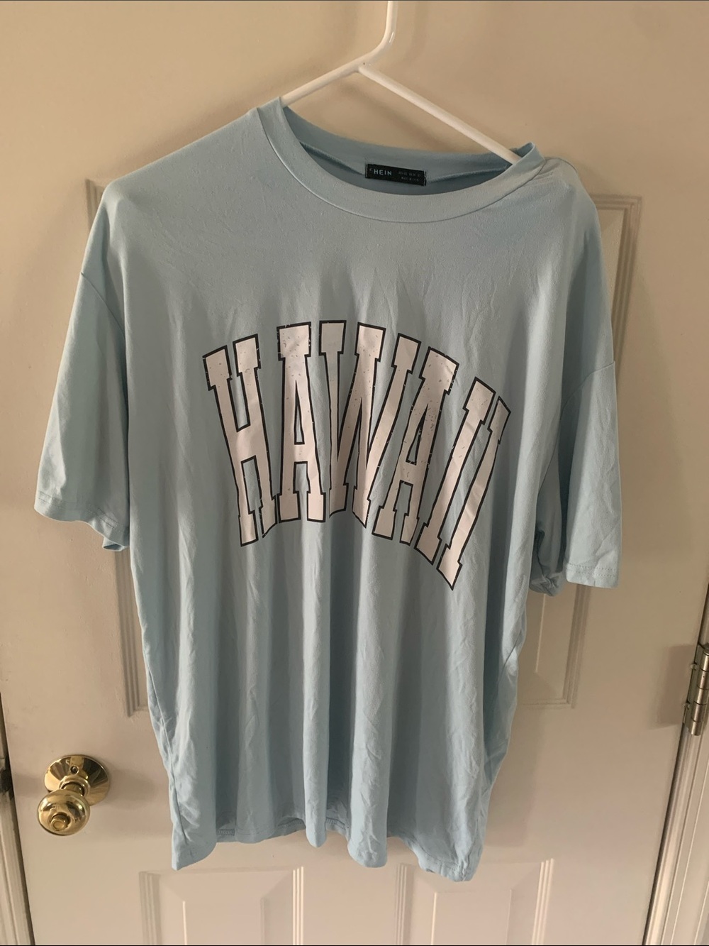 SHEIN Light Blue Top